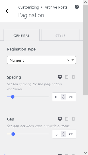Archive Posts > Pagination