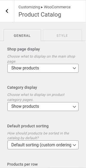 WooCommerce Product Catalog